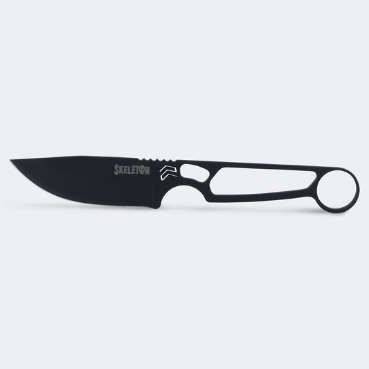 Faca Cimo Ax Skeleton Carbono 85mm Preto Com Bainha - 4030/85-PT