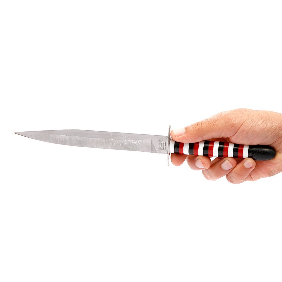 Faca Cimo Carbono Cabo Acetato Com Bainha - 1620/7 C/B